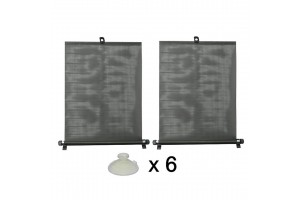 AMiO Roller Ηλιοπροστασία Ρολό 2x45cm 2τμχ