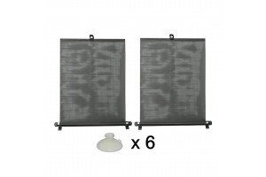 AMiO Roller Ηλιοπροστασία Ρολό 2x55cm 2τμχ