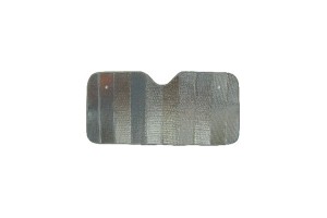 Ηλιοπροστασια Παρμπριζ Ασημι Με Βεντουζα 88x175