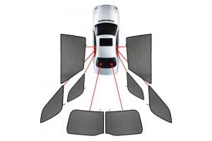 Carshades Land Rover Range Rover (L322) 5D 02-12 Κουρτινακια Μαρκε (8ΤΕΜ.)