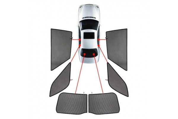 Carshades Mini Cooper Hatch 5D 2015+ Κουρτινακια Μαρκε (6ΤΕΜ.)