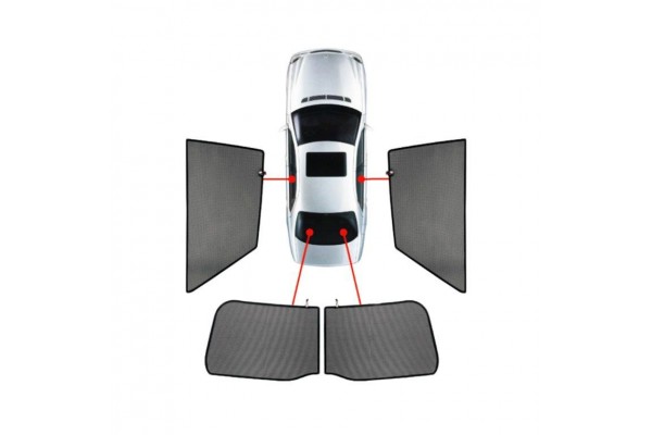 Carshades Seat Ibiza 3D 2008+ Κουρτινακια Μαρκε (4ΤΕΜ.)