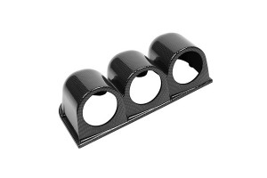 Lampa Βάση Οργάνων Αυτοκινήτου Τριπλή Carbon