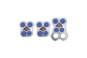 Simoni Racing R1 CARBON LOOK ΚΙΤ ΠΕΤΑΛ 3 ΤΕΜΑΧΙΩΝ ΜΠΛΕ ΑΛΟΥΜΙΝΙΟΥ SR930/KB