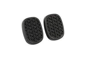 Lampa CP-12 Σετ Πεταλιέρες Αντιολισθητικές Αυτοκινήτου για Alfa Romeo / Fiat / Lancia από Λάστιχο Μαύρες 2τμχ