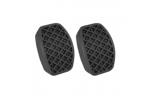 Lampa CP-20 Σετ Πεταλιέρες Αντιολισθητικές Αυτοκινήτου για Peugeot από Λάστιχο Μαύρες 2τμχ