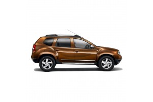 Dacia Duster Suv 2009> Πλαινο Προστατευτικο Trim Πορτας (ΑΤΣΑΛΙ & Πλαστικο ΧΡΩΜΙΟ) - 8 ΤΕΜ.