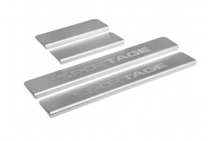 Kia Sportage 2016-2018 /2018+ Μαρσπιε Εσωτερικα Χρωμιο Αυτοκολλητα 4ΤΕΜ.