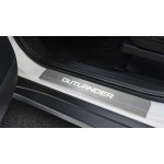 Mitsubishi Outlander 2015+ Μαρσπιε Εσωτερικα Χρωμιο Αυτοκολλητα 4ΤΕΜ.
