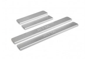 VW Jetta 2011-2015 /2015+ Μαρσπιε Εσωτερικα Χρωμιο Αυτοκολλητα 4ΤΕΜ.