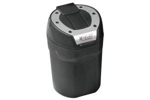 Lampa Σταχτοδοχείο με Μαγνητική Βάση Μαύρο/Ασημί