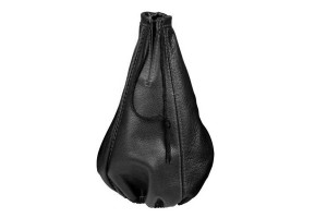 Lampa Φούσκα Ταχυτήτων Δερματίνη με Ραφή Μαύρο/Γκρι