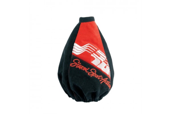 Simoni Racing Φούσκα Ταχυτήτων Cut Microfiber 185mmx225mm Μαύρο/Κόκκινο Simoni Racing Φούσκα Ταχυτήτων Cut Microfiber 185mmx225mm Μαύρο/Κόκκινο
