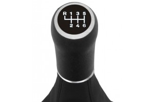 Innovativcar Seat Ibiza 6J /Cordoba 08+ Πόμολο 6 Ταχυτήτων με Φούσκα Original Μαύρο