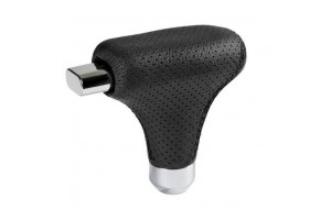 Lampa Drive Πόμολο Ταχυτήτων για Αυτόματο Κιβώτιο, Δερμάτινο Μαύρο / Αλουμίνιο 15mm