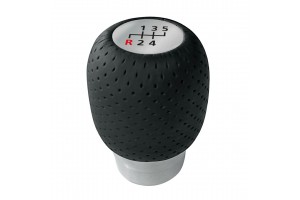 Lampa Formula Gear 3 Πόμολο Ταχυτήτων Δερμάτινο με 2 Αυτοκόλλητα Ένδειξης Ταχυτήτων 32mm (Fiat & Opel) Μαύρο