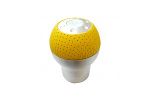 Πομολο Ταχυτητων Ταχυτητων GT ΑΛΟΥΜΙΝΙΟ/ΚΙΤΡΙΝΟ Δερμα Lampa - 1 ΤΕΜ.