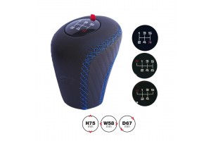 Simoni Racing Πόμολο Ταχυτήτων Slick Μαύρο/Μπλε