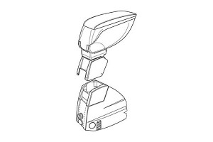 Lampa Τεμπέλης Αυτοκινήτου Opel Meriva