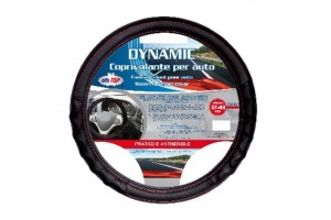 Καλυμμα Τιμονιου Dynamic Φ 37/43 cm (ΜΑΥΡΟ/ΚΟΚΚΙΝΗ ΡΑΦΗ)