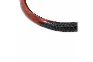 Καλυμμα Τιμονιου 37/39CM SWC-11 ΜΑΥΡΟ/ΞΥΛΟ