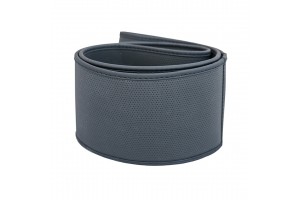 Καλυμμα Τιμονιου Soft Skin Μαυρο Οικολογικο Δερμα Με Φαρδος 8,5cm 37>39cm