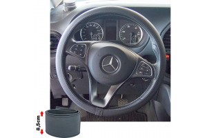 Simoni Racing Soft Skin Large Κάλυμμα Τιμονιού Οικολογικό Μαύρο 39-41cm