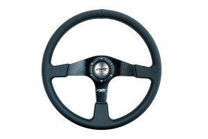 Simoni Racing Defender Pelle Τριάκτινο Δερμάτινο 380mm Μαύρο