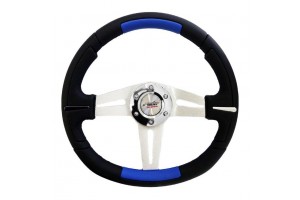 Simoni Racing Apogee Λείο Δέρμα 350mm Μαύρο/Μπλέ