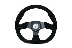 Τιμονι X2 Shammy Leather Μαυρο Σαμουα Σουετ Τριακτινο Διαμετρος 330mm Παχος 114mm