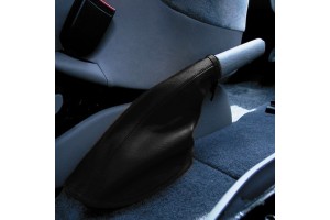 Lampa Φούσκα Χειροφρένου Δερματίνη με Κορδόνι Μαύρο