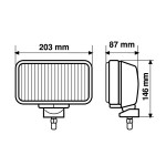 Προβολεας Maxtel 12/24V H3 130W