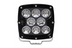 Προβολεας Led Driving  Μαυρος 10-30V 80W 5600lm Cree Led Τετραγωνος 130x130x75,5mm