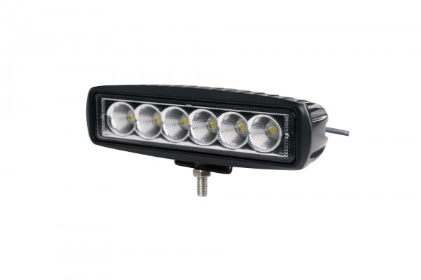 Προβολεας Εργασιας Working Lamps Flood Beam Osram Led 10-32V 18W Slim Οβαλ Πλακε 1000lm (155 X 45 X 54,1 mm) M-TECH -1 TEM.