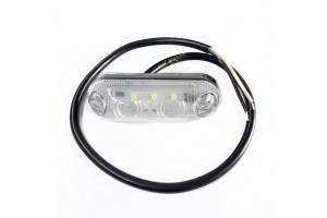 Φως Ογκου LD370 12/24V 3LED Λευκο 8 X 2,5 -1ΤΕΜ.