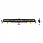 Προβολέας Μπάρα 240W 80 Led (καρφί - διάθλασης) 110cm