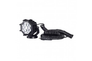 Προβολεας Εργασιας 12/24V HOR73 20W 1800lm 6LED 8ΓΩΝΟΣ 107x81mm Με Καλωδιο Αναπτηρα + Μαγνητικη Βαση