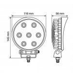 WL-1, Βοηθητικός προβολέας Με LED, Led 7 - 10/30V