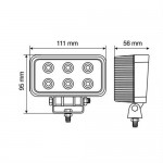 WL-2, προβολεάς Με LED, Led 6 - 10/30V