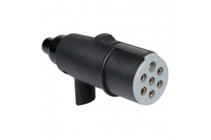 Πριζα Κοτσαδορου Πλαστικη Ασημι 24S 24V 7PIN Iso 3731 Θηλυκη