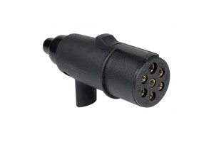 Lampa Πρίζα Κοτσαδόρου Πλαστική Μαύρη 24N 24V 7pin