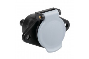 Lampa Πρίζα Κοτσαδόρου με Ασημί Καπάκι 24S 24V 7pin Αρσενική