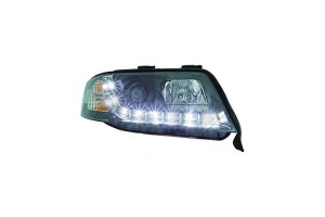 Φανάρια Audi A6 5/97-5/01 Dayline +LED Black