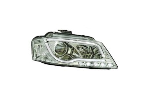 Diederichs Μπροστινά Φανάρια 8P 08-12 Tubelight Χρώμιο 2τμχ