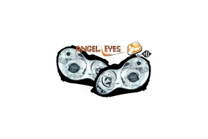 Diederichs Εμπρόσθια Φανάρια Angel Eyes Chrome για Mercedes Benz C-Class W203 Diederichs Εμπρόσθια Φανάρια Angel Eyes Chrome για Mercedes Benz C-Class W203