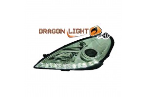 Diederichs Μπροστινά Φανάρια LED για Mercedes-Benz SLK R171 2004-2011 Dragonlight 2τμχ