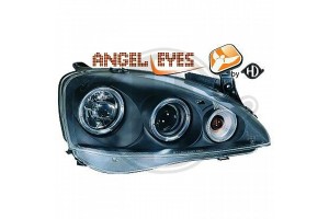 Opel Corsa C 11.00-06.06 Angeleyes Black Φαναρια Μπροστινα Diederichs - 2 ΤΕΜ.