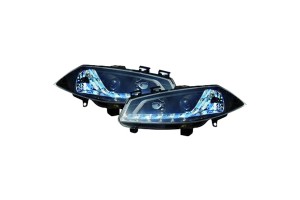 Diederichs Dragonlight Μπροστινά Φανάρια LED για Renault Megane ΙΙ 02-05 Μαύρο 2τμχ Diederichs Dragonlight Μπροστινά Φανάρια LED για Renault Megane ΙΙ 02-05 Μαύρο 2τμχ