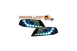 Diederichs Dragonlight Μπροστινά Φανάρια LED για Skoda Octavia 5 2004-2008 Black 2τμχ Diederichs Dragonlight Μπροστινά Φανάρια LED για Skoda Octavia 5 2004-2008 Black 2τμχ