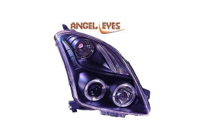 Diederichs Μπροστινά Φανάρια Angel Eyes 2005-2010 Black 2τμχ